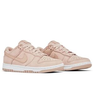 Nike Women's Dunk Low in Pink Oxford shoes